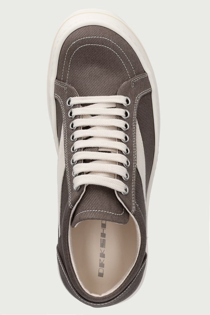 Vintage πάνινα sneakers Γυναικεία χαμηλά Rick Owens DRKSHDW DS02F6803.DOLVS γκρί