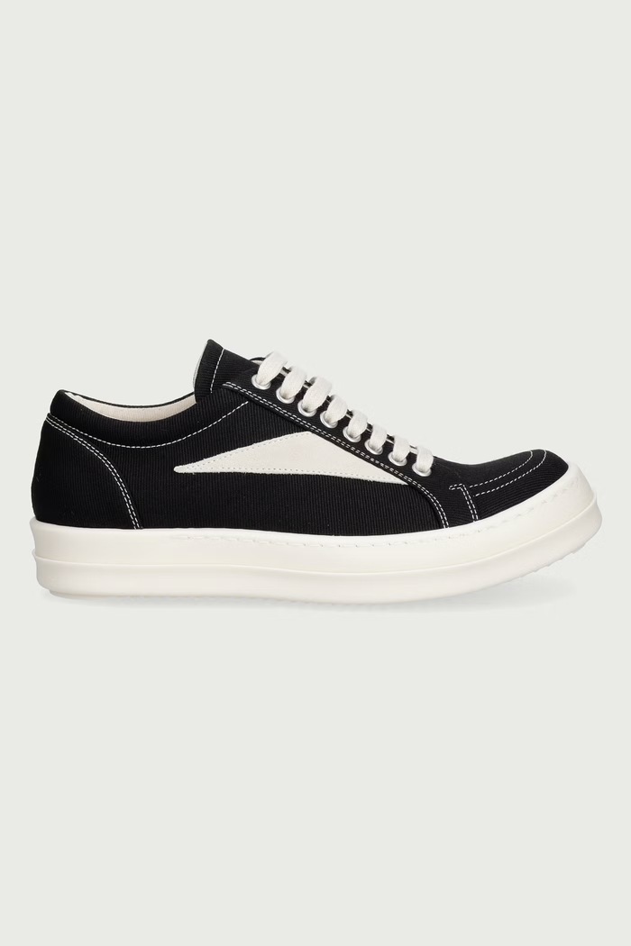 Rick Owens DRKSHDW Vintage πάνινα sneakers Γυναικεία χαμηλά DS02F6803.DOLVS μαύρο AW26