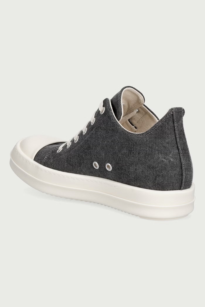Παπούτσια Rick Owens DRKSHDW Low πάνινα sneakers Γυναικεία χαμηλά με πλατφόρμα DS02F6802.CVG γκρί
