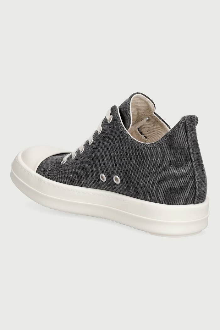 Παπούτσια Rick Owens DRKSHDW Low πάνινα sneakers Γυναικεία χαμηλά με πλατφόρμα DS02F6802.CVG γκρί
