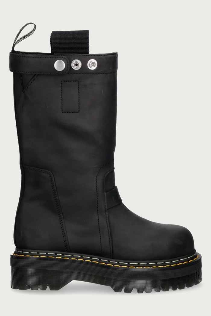 Rick Owens DRKSHDW Rick Owens DRKSHDW x Dr. Martens обувь на платформе для женщин нубуковая DW02F1814.4001 чёрный AW26