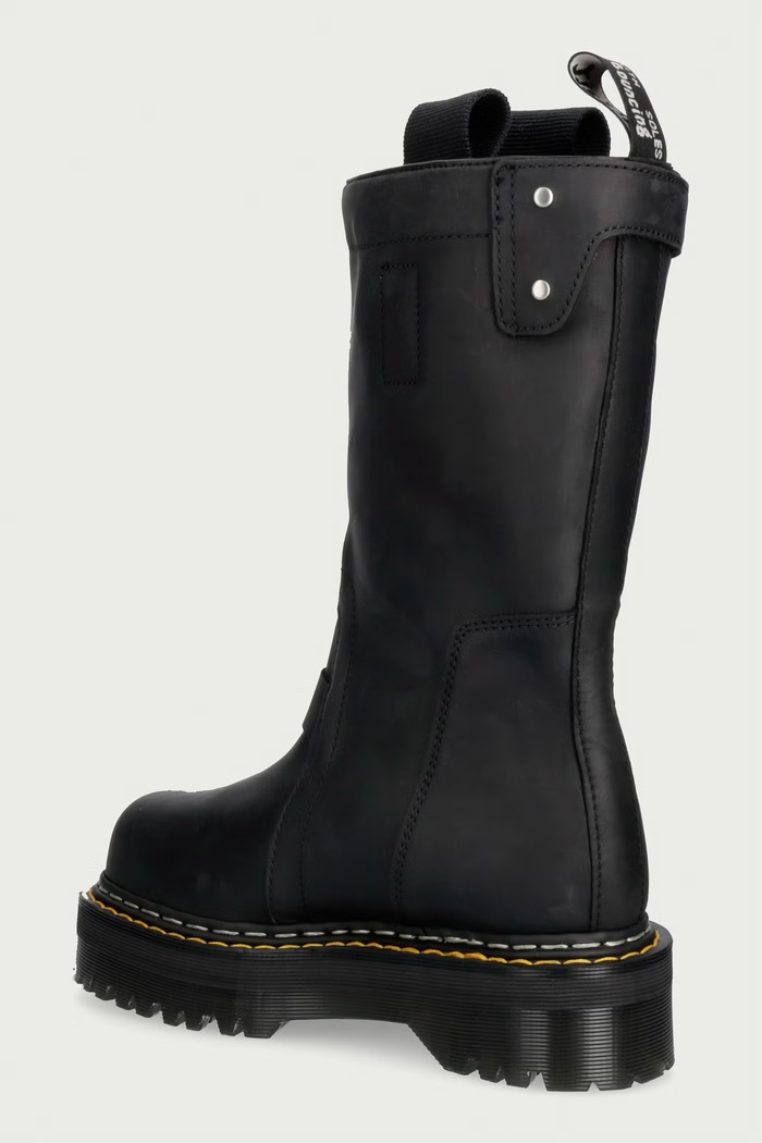 Обувь Rick Owens DRKSHDW Rick Owens DRKSHDW x Dr. Martens обувь на платформе для женщин нубуковая DW02F1814.4001 чёрный