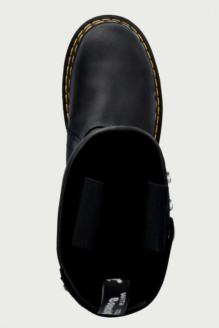 Rick Owens DRKSHDW x Dr. Martens обувь на платформе для женщин нубуковая Rick Owens DRKSHDW DW02F1814.4001 чёрный
