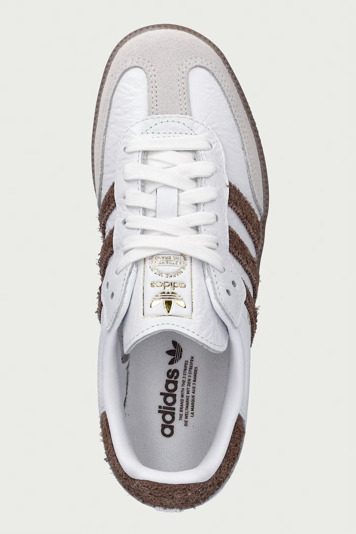 adidas Originals Samba Og sneakersy damskie skórzane biały LA0971
