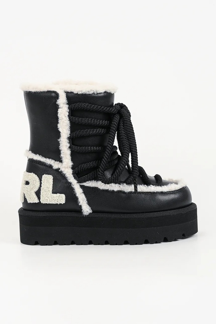Karl Lagerfeld Skylar zimske čizme za žene crna KL49676.000