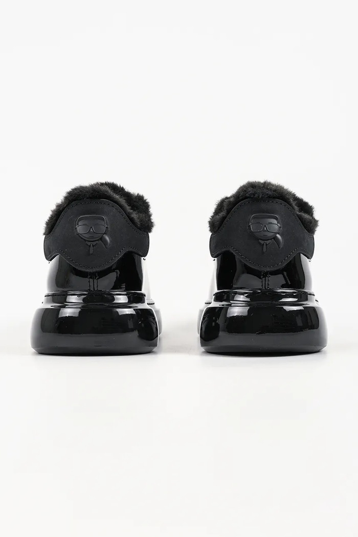 Obuwie Karl Lagerfeld Kore sneakersy damskie skórzane KL66526S.1BP czarny