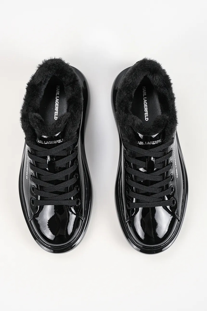 Kore sneakersy damskie skórzane Karl Lagerfeld KL66526S.1BP czarny