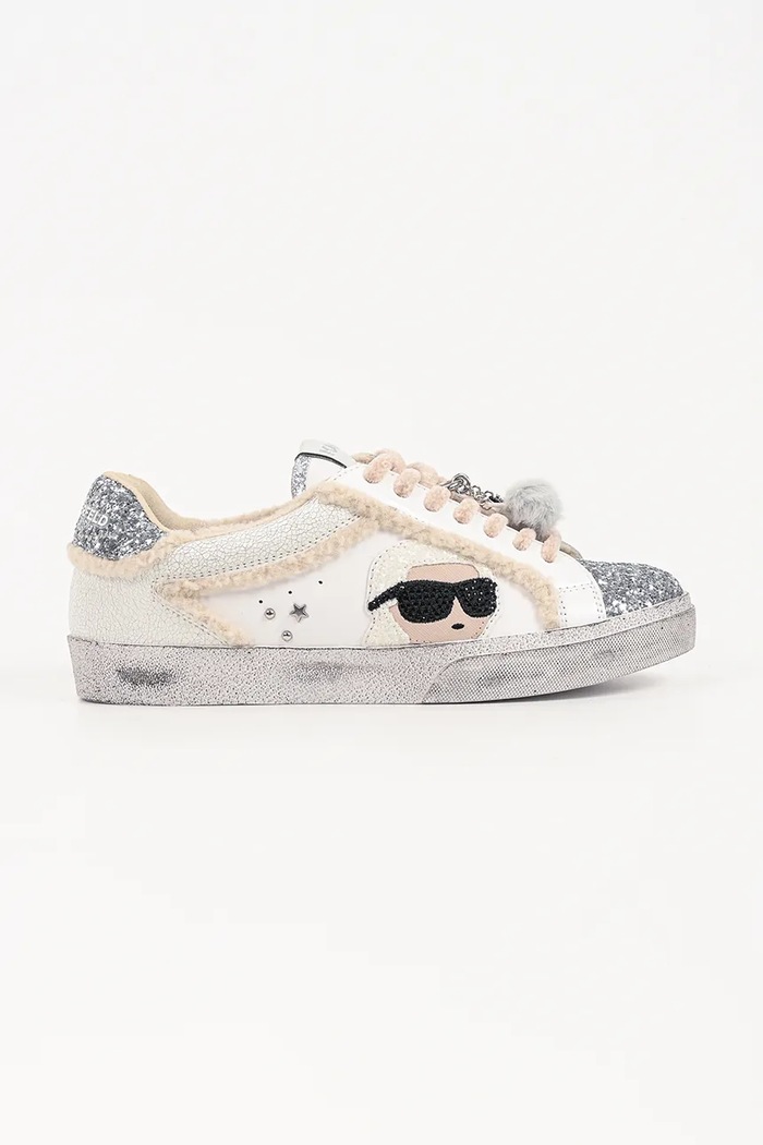 Karl Lagerfeld Skool tenisówki damskie biały KL60130L.011