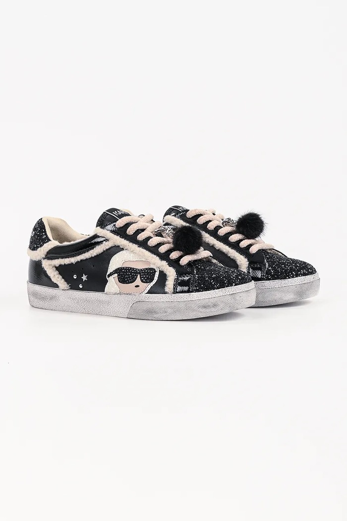 Karl Lagerfeld Skool tenisówki damskie KL60130L.000 czarny AW26