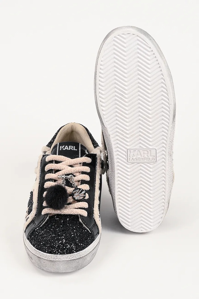 Skool tenisówki damskie Karl Lagerfeld czarny KL60130L.000
