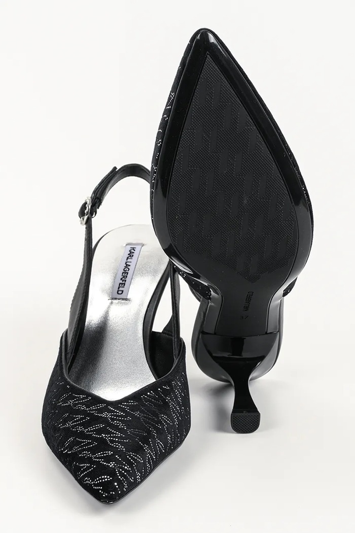 Szpilki Sienna Karl Lagerfeld czarny KL32706A.L0S