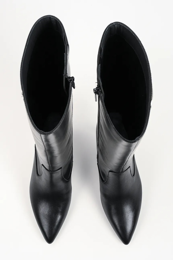 Kozaki damskie skórzane Sienna Karl Lagerfeld KL32770.000 czarny
