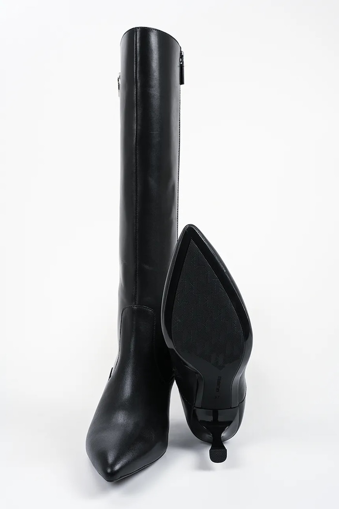 Kozaki damskie skórzane Sienna Karl Lagerfeld czarny KL32770.000
