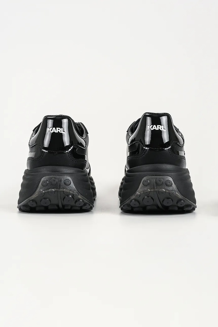 Obuwie Karl Lagerfeld Krista sneakersy damskie skórzane KL62420A.00X czarny