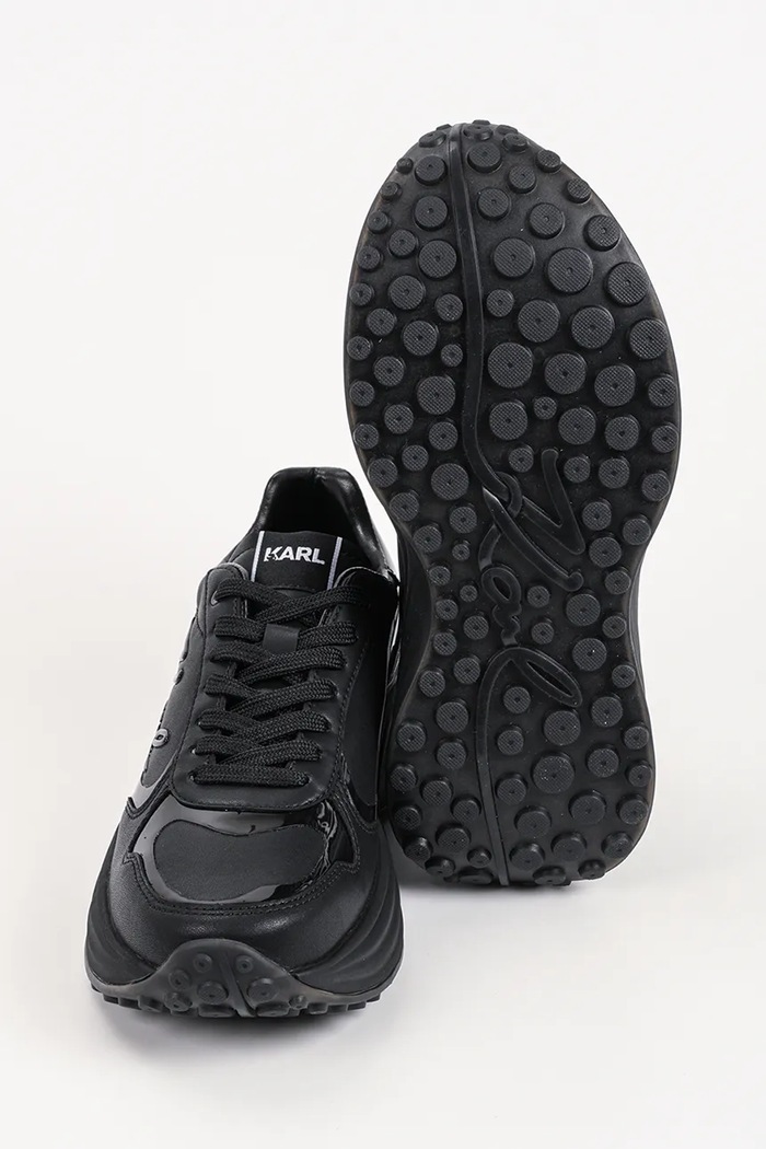 Krista sneakersy damskie skórzane Karl Lagerfeld czarny KL62420A.00X