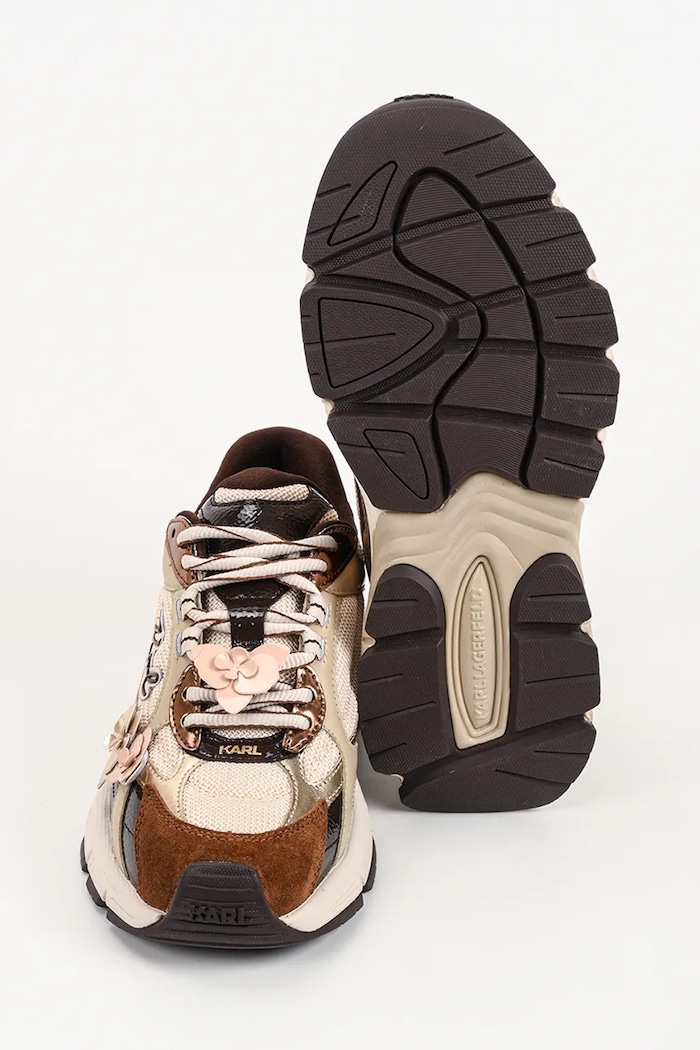 Orion sneakersy damskie Karl Lagerfeld beżowy KL65515F.4H8