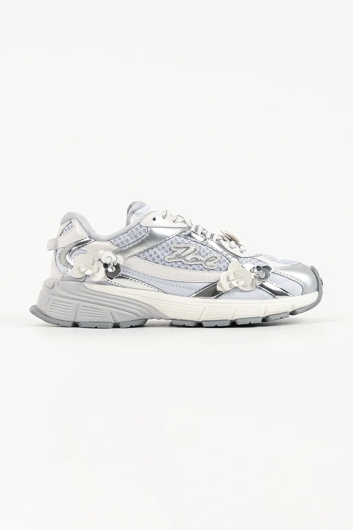 Karl Lagerfeld Orion sneakersy damskie srebrny KL65515F.4SL
