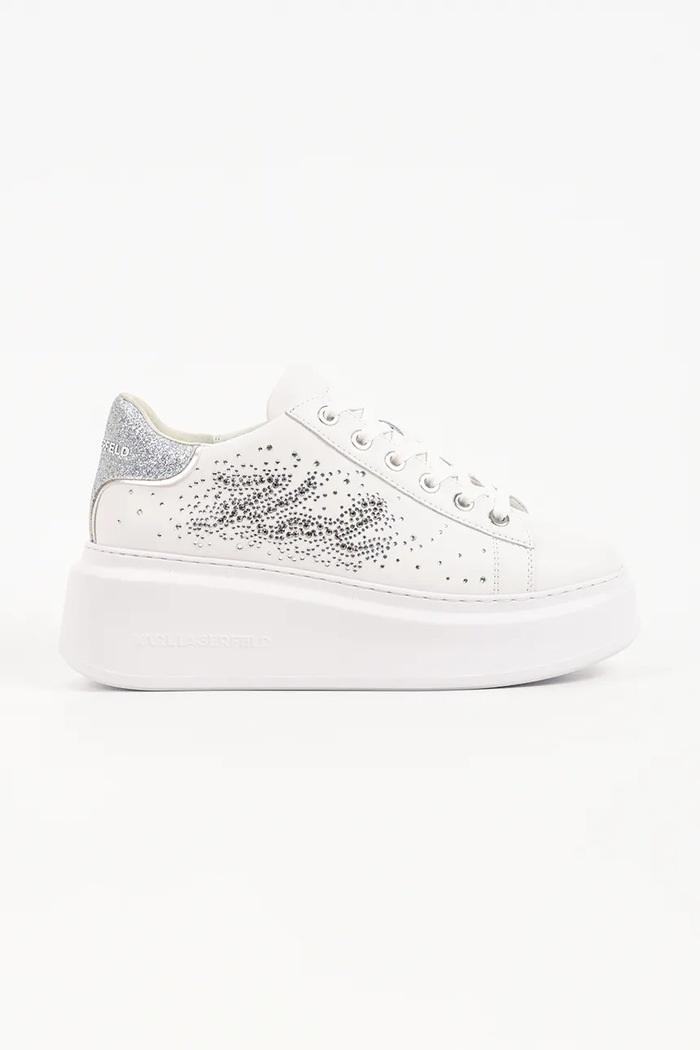 Karl Lagerfeld Anakapri sneakersy damskie skórzane biały KL63516S.01S
