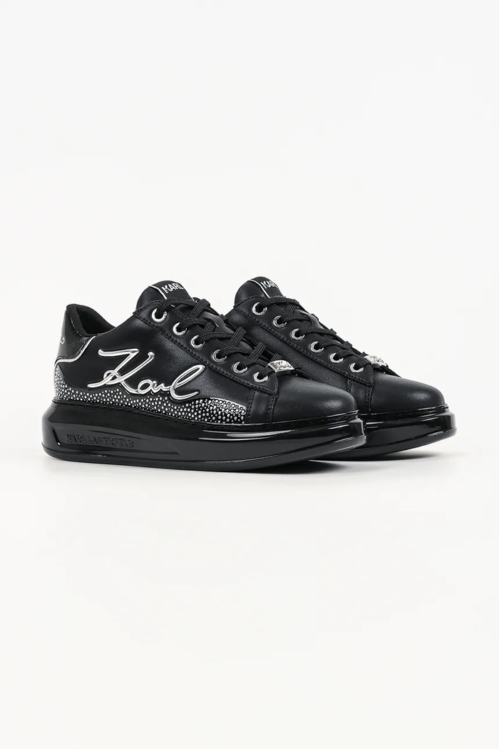 Karl Lagerfeld Kapri sneakersy damskie KL62548S.10X czarny AW26