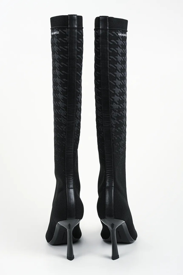 Obuwie Karl Lagerfeld Kozaki na szpilce damskie Pandara KL31390.400 czarny