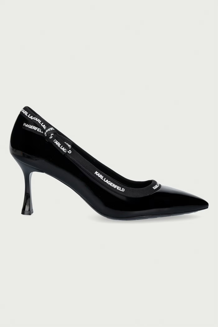 Karl Lagerfeld Szpilki skórzane Sienna KL32708R.1BP czarny AW26