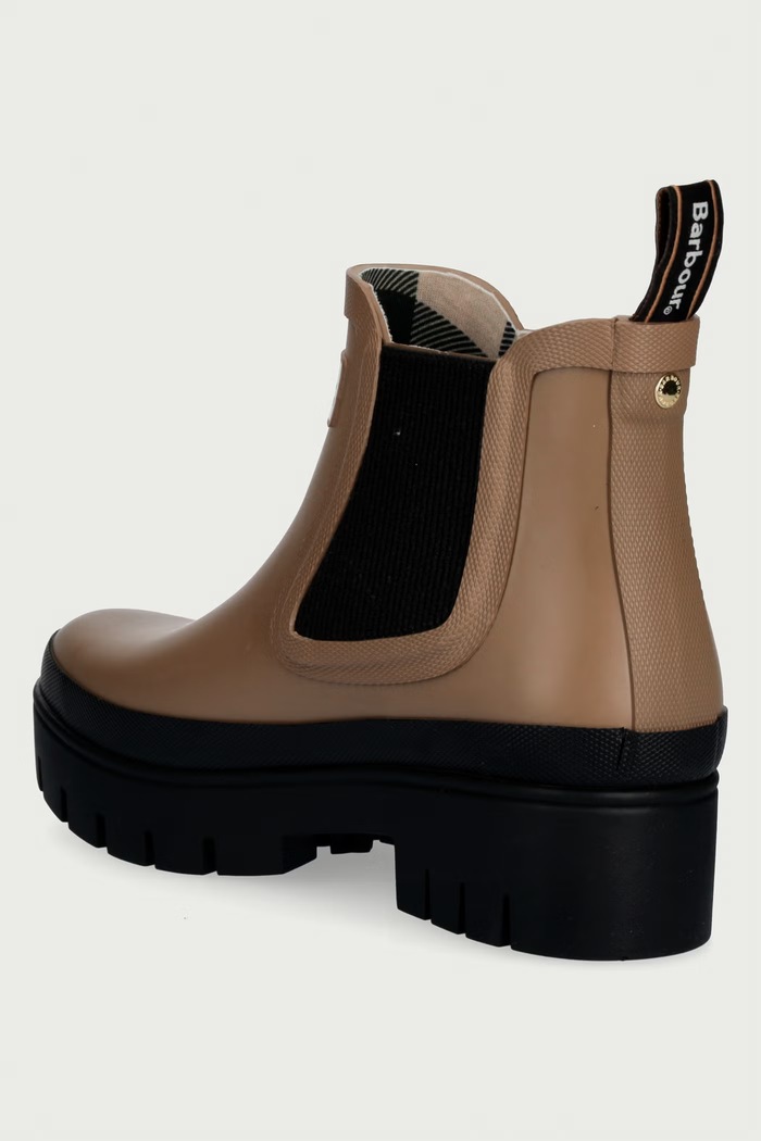 Obuwie Barbour Kalosze damskie Halton LRF0100BE31 beżowy