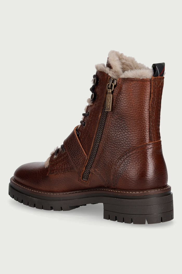 Obuća Barbour Gležnjače za žene od kože Pendle LFO0817BR51 smeđa