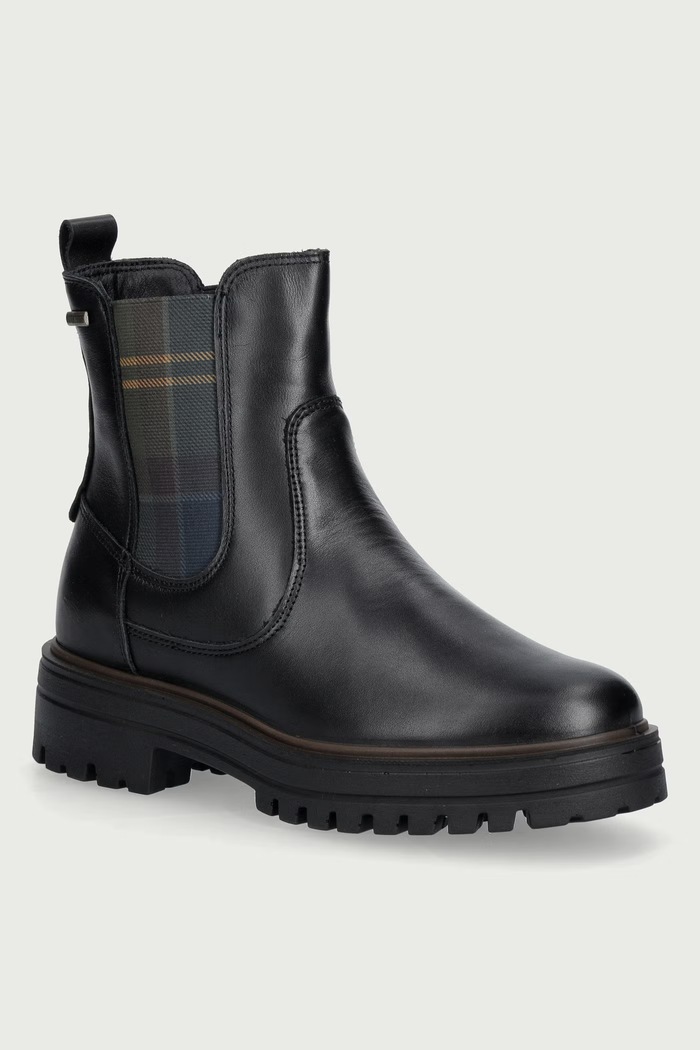 Barbour Čizme za žene od kože Amberley crna LFO0816BK71