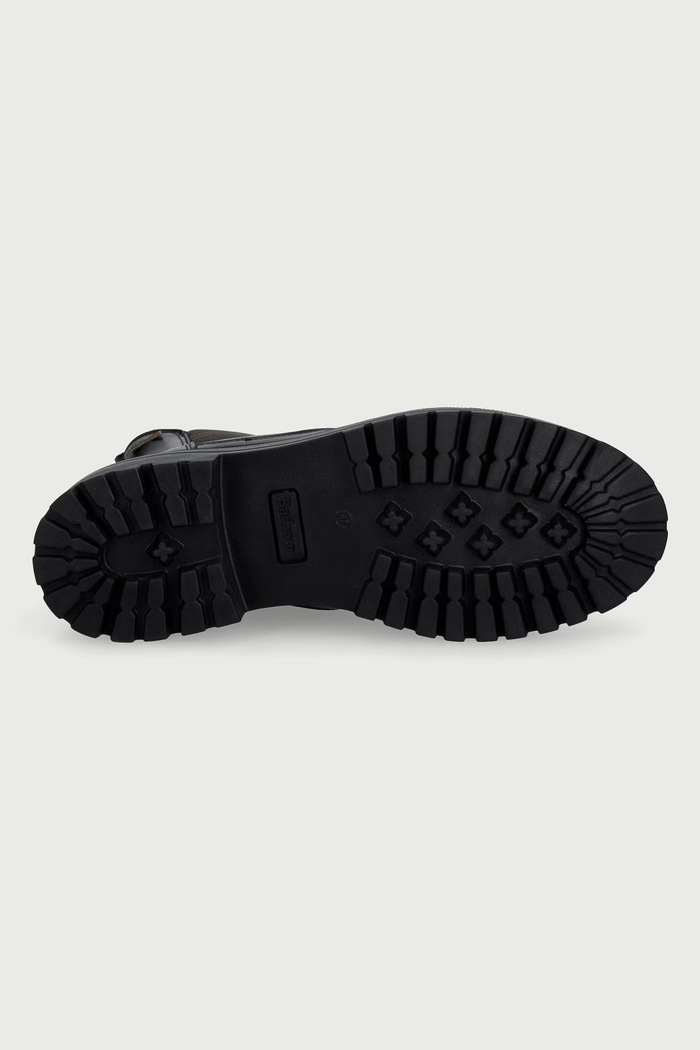 Čizme za žene od kože Amberley Barbour crna LFO0816BK71