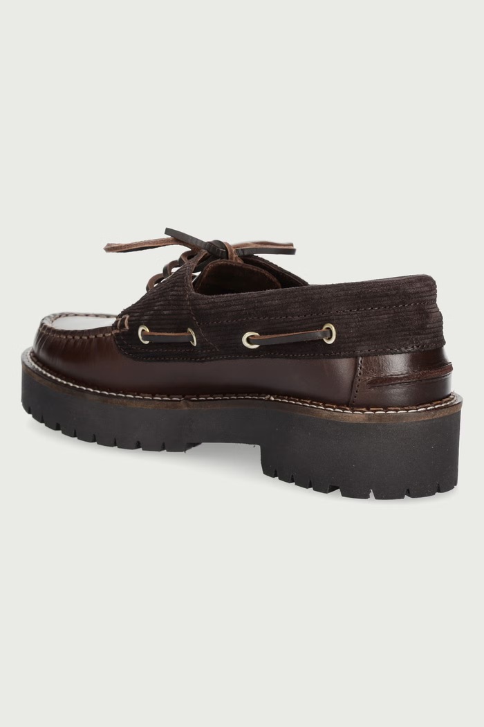 Obuća Barbour Mokasinke za žene od kože Darras LFO0798BR98 smeđa