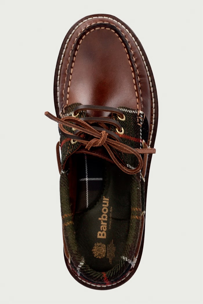 Мокасини дамски от кожа Darras Barbour LFO0798BR74 кафяв