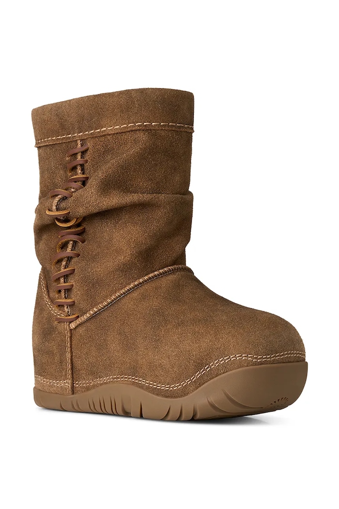 UGG Bucked Boot cizme de zăpadă pentru femei din piele întoarsă 1179830.CHE maro AW26