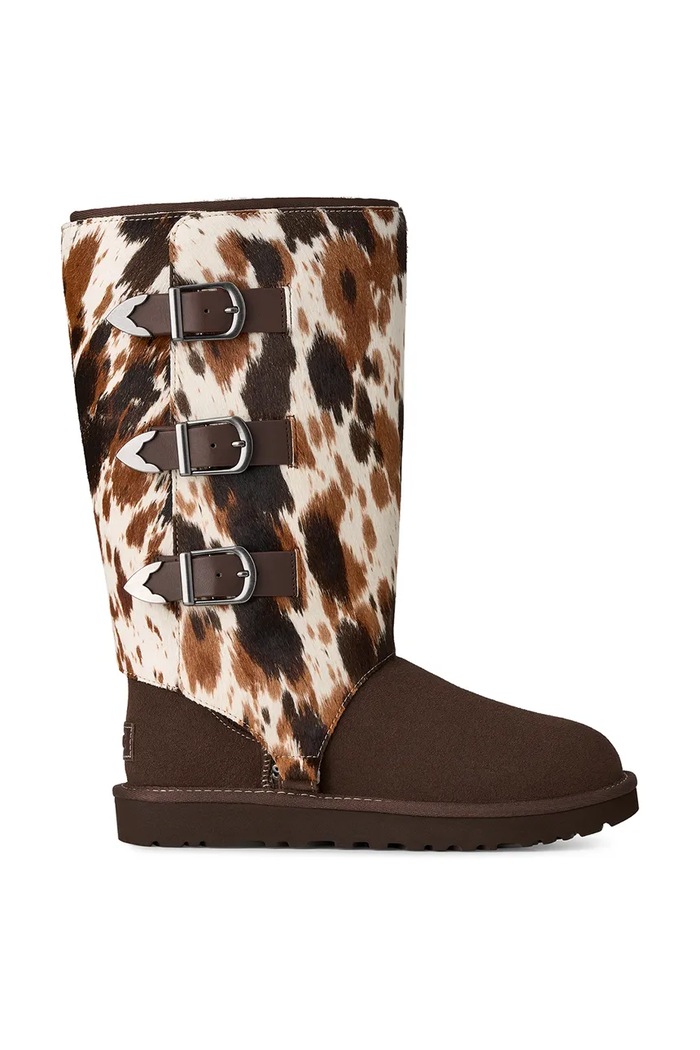 UGG Classic Tall Western śniegowce damskie zamszowe brązowy 1180397.BCDR