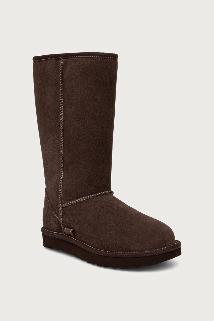 UGG Classic Tall Western śniegowce damskie zamszowe 1180397.BCDR brązowy AW26