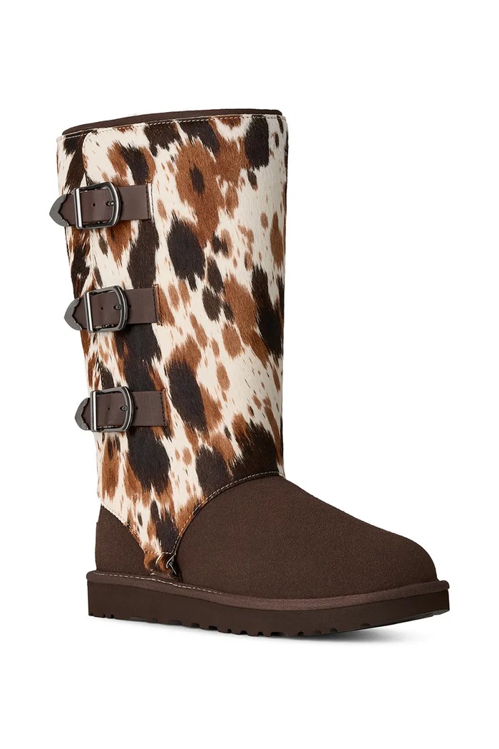 UGG Classic Tall Western śniegowce damskie zamszowe 1180397.BCDR brązowy AW26