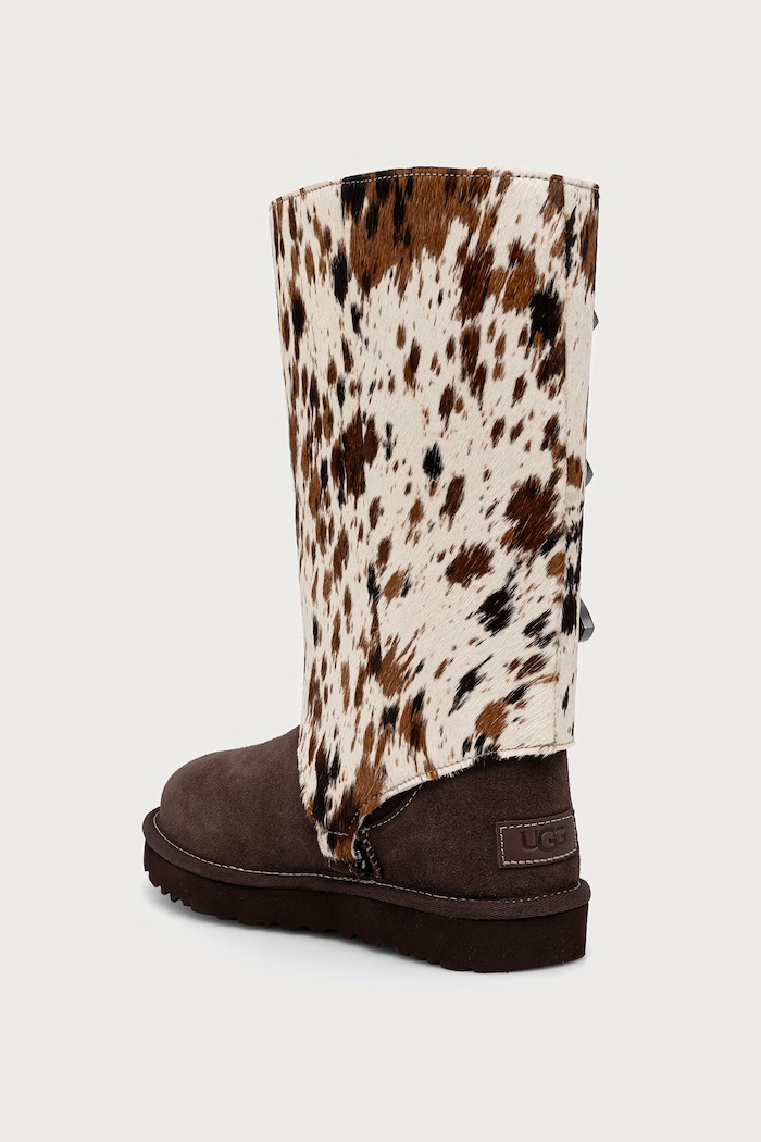 Classic Tall Western śniegowce damskie zamszowe UGG 1180397.BCDR brązowy