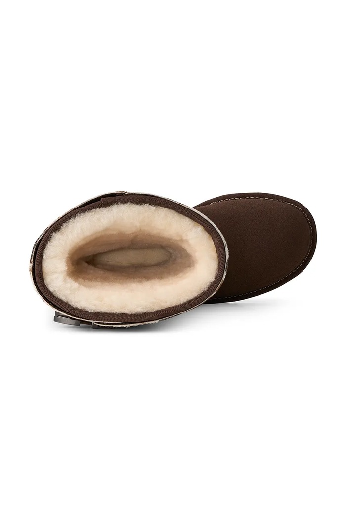 Classic Tall Western śniegowce damskie zamszowe UGG 1180397.BCDR brązowy