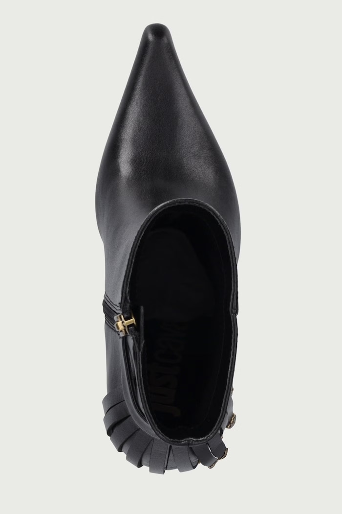 Botki damskie skórzane Just Cavalli 81RA3S65ZPC27899 czarny