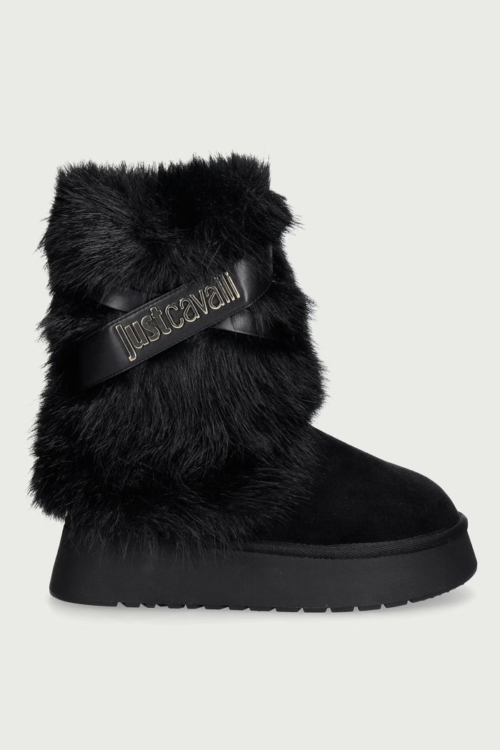 Just Cavalli Śniegowce damskie 81RA3S40ZSE82899 czarny AW26
