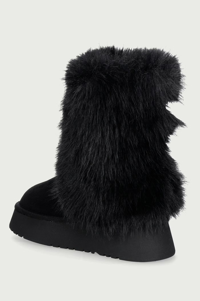 Obuwie Just Cavalli Śniegowce damskie 81RA3S40ZSE82899 czarny