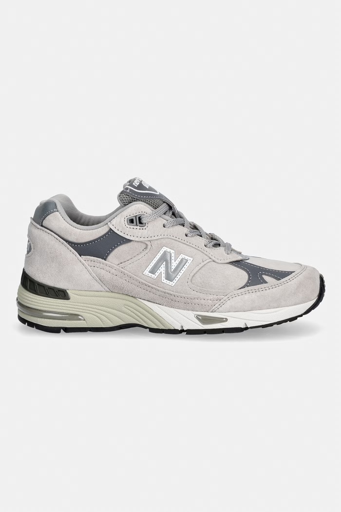 New Balance Made in UK sneakersy damskie zamszowe W991PG1 szary AW26