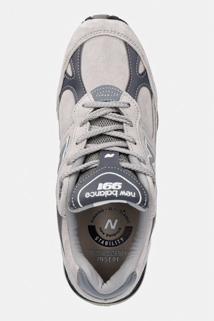 New Balance Made in UK sneakersy damskie zamszowe szary W991PG1