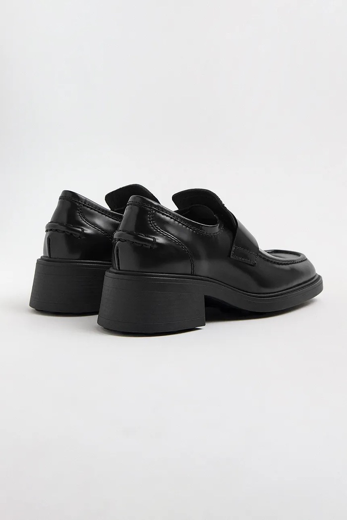 Obuwie Miista Amelia loafersy skórzane E8.4342 czarny