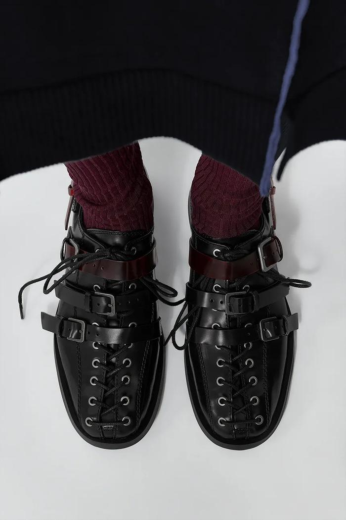 Miista Loafersy damskie skórzane Cobie E8.4325