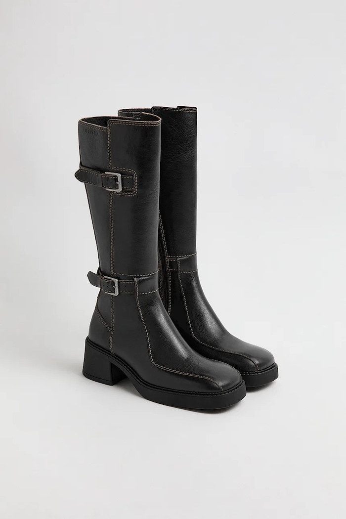Miista Kozaki damskie skórzane Jarmila E8.4241 czarny AW26