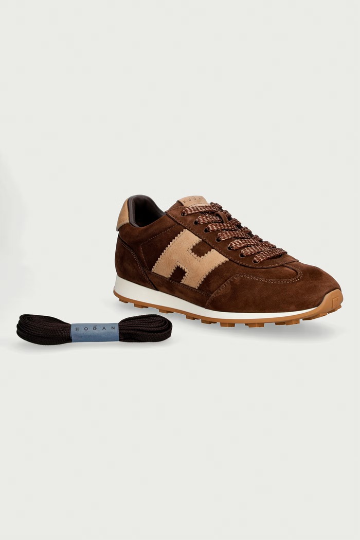 Hogan H727 Allacciato H sneakers dámske semišové HXW7270GH0T6RN0PC0