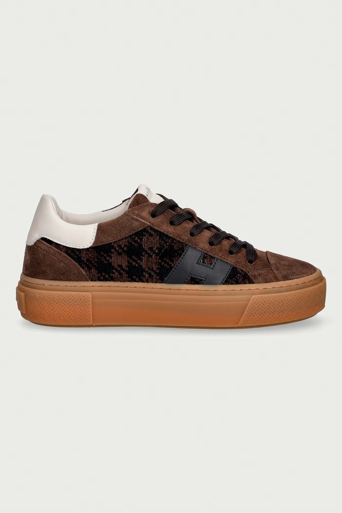 Hogan H705 Allacciato H sneakers dámske HXW7050GB0BVI50R2F hnedá AW26