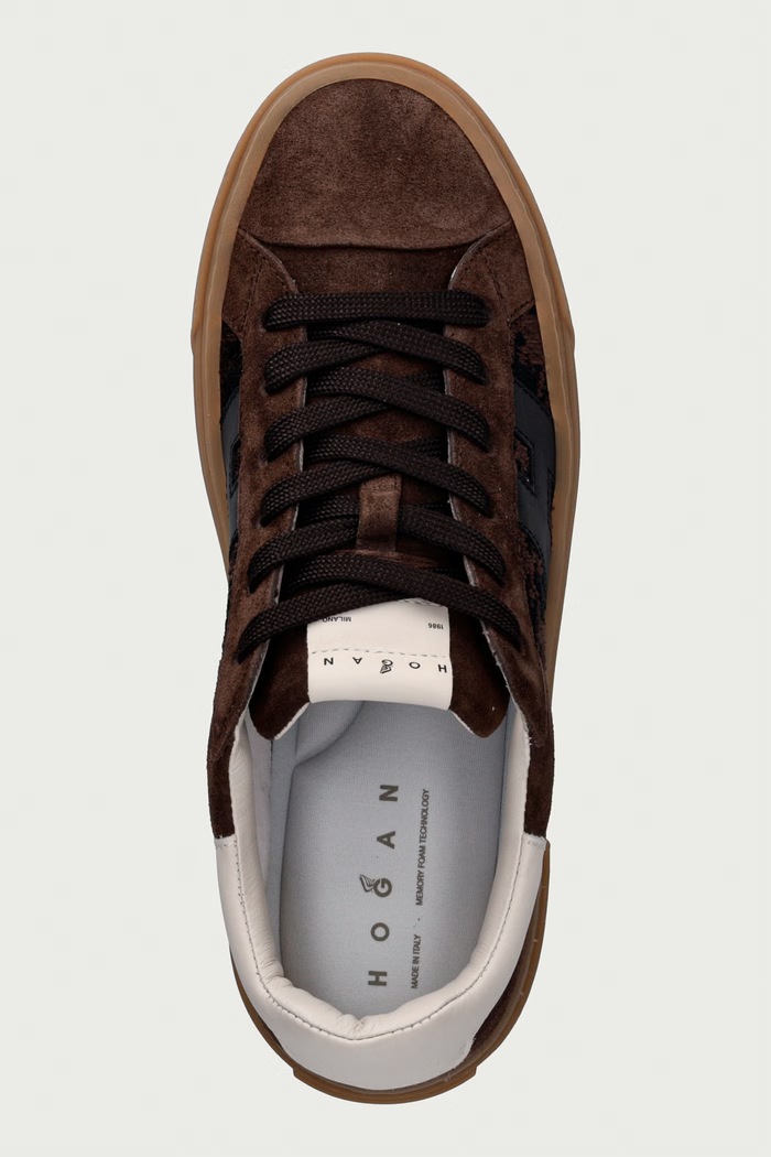 H705 Allacciato H sneakers dámske Hogan HXW7050GB0BVI50R2F hnedá