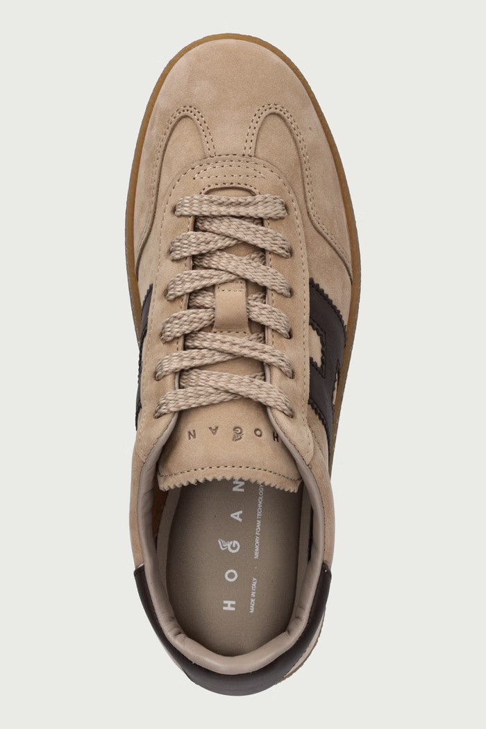 H698 Allacciato H sneakersy damskie Hogan HXW6980FB6TUIE0CP4 beżowy