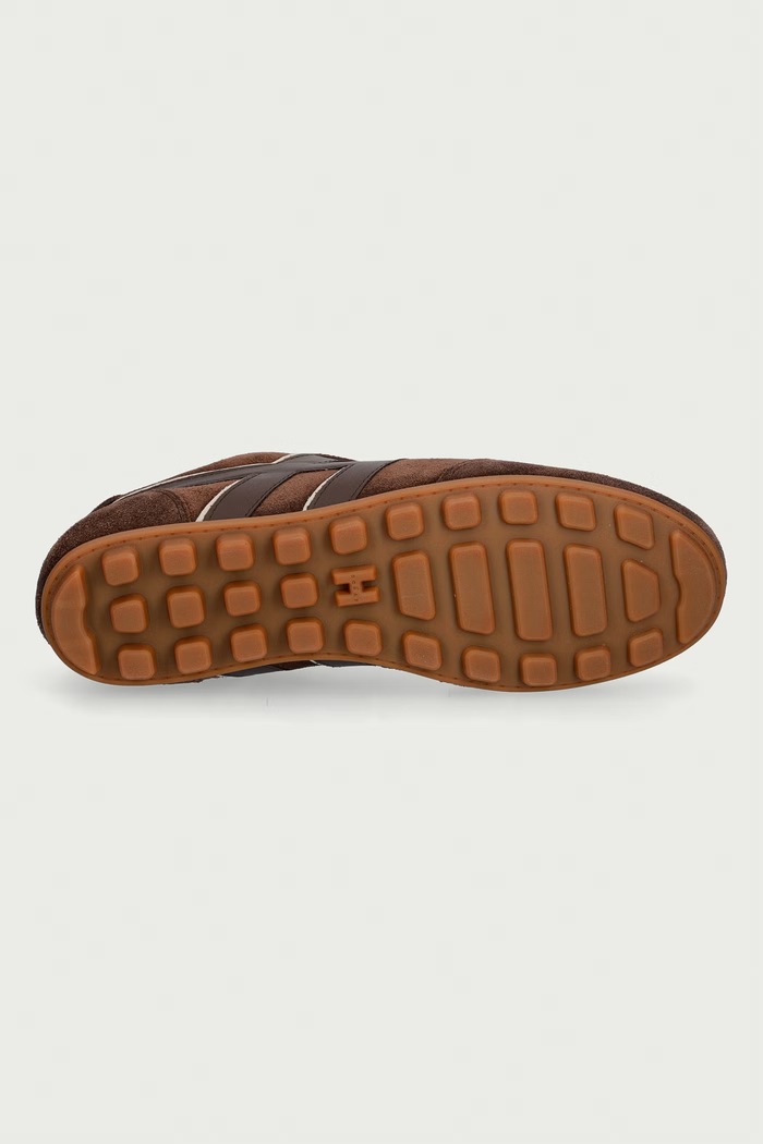H693 Allacciato H sneakers dámske semišové Hogan hnedá HXW6930GJ00VGB0UUM